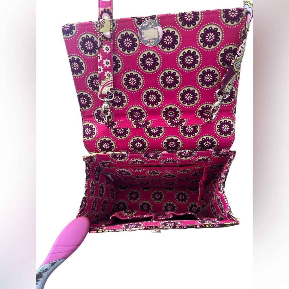 Vera Bradley Very Berry Paisley Julia Shoulder Bag - Picture 5 of 8